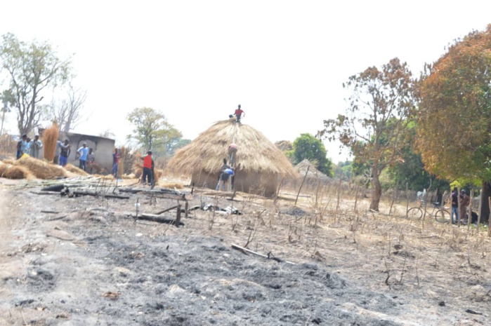 PHOTOS - Les terribles images de l'incendie qui a ravagé Thiancoun Malal