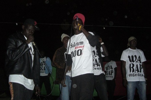 Le groupe (WA RAP URGENCE) de Kaolack la bande à Taf Taf Mc en feeling concert !!!