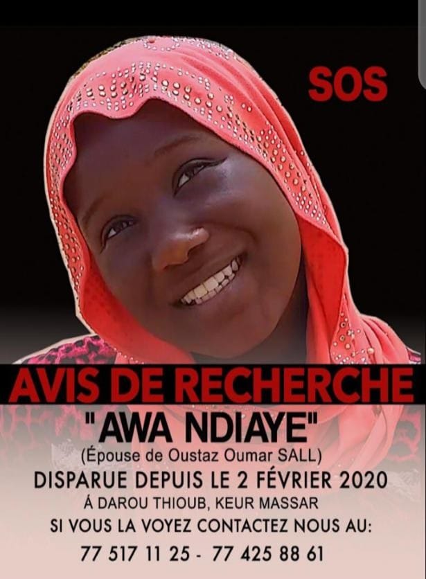 L’épouse d'Oustaz Oumar Sall portée disparue depuis le 02 février