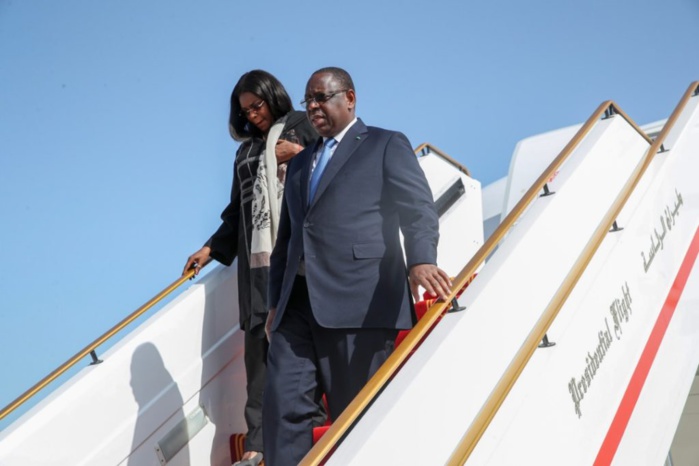 Les images de l’arrivée du Président Macky Sall à Abou Dhabi