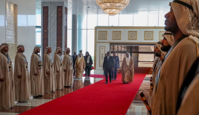 Les images de l’arrivée du Président Macky Sall à Abou Dhabi