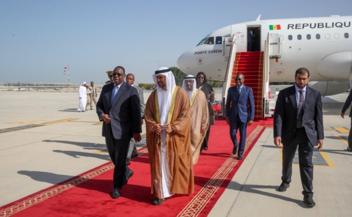 Les images de l’arrivée du Président Macky Sall à Abou Dhabi