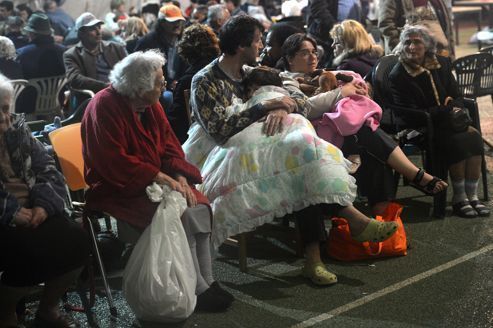 Angoisse et douleur des rescapés du séisme en Italie