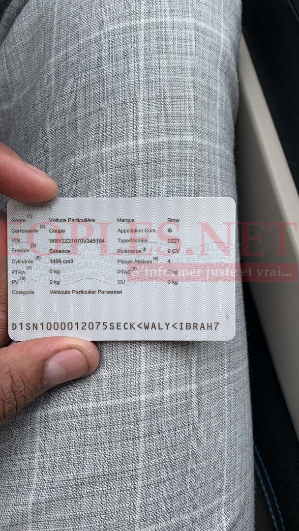 VIDÉO - Voici la voiture de Waly Seck last cri prêtée à Badou Diao, le fils du DG des Impôts et Domaines