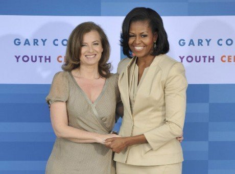 Valérie Trierweiler remercie Michelle Obama sur Twitter pour son "accueil chaleureux" !