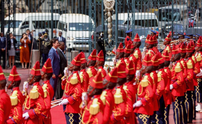 PHOTOS - Les temps forts de la rencontre entre Macky Sall et Justin Trudeau au Palais 