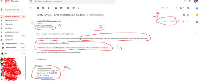 Air Sénégal - Présents 1h 45mn avant le décollage, 4 passagers ratent le vol Air Sénégal - Présents 1h 45mn avant le décollage, 4 passagers ratent le vol