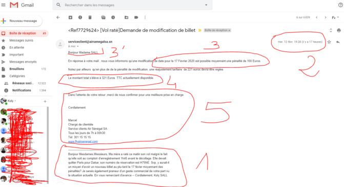 Air Sénégal - Présents 1h 45mn avant le décollage, 4 passagers ratent le vol Air Sénégal - Présents 1h 45mn avant le décollage, 4 passagers ratent le vol