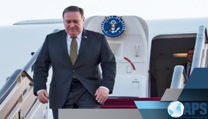 Visite : le Secrétaire d’Etat américain MiKe Pompeo, est arrivé à Dakar, hier