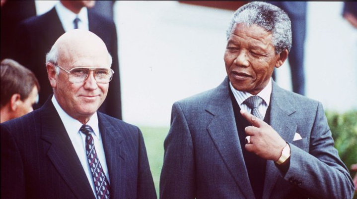 Fréderic de Klerk fait son mea-culpa sur l'apartheid en Afrique du Sud