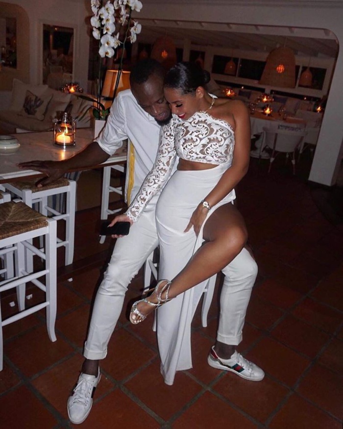 Les photos torrides de Bolt et sa petite amie font sensation sur la toile