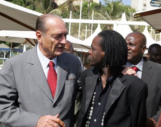 Chirac fan de Baba Maal?