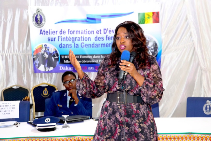 PHOTOS - Distinction: Amy Sarr Fall honorée par les femmes gendarmes