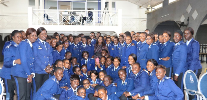 PHOTOS - Distinction: Amy Sarr Fall honorée par les femmes gendarmes