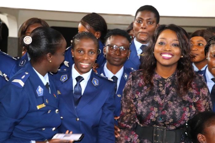 PHOTOS - Distinction: Amy Sarr Fall honorée par les femmes gendarmes