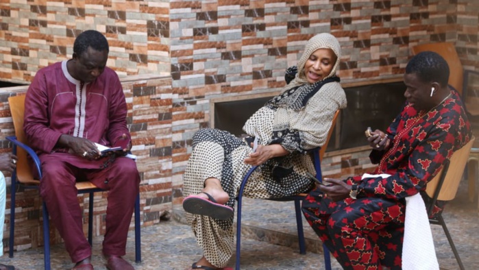 PHOTOS -  Après son succès au Grand Théâtre, Assane Ndiaye en toute complicité avec Diaga et Thione Seck