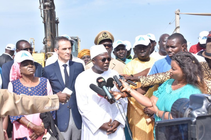 Projet de construction d'une digue de protection pour la population de la Langue de Barbarie : l’Etat tient sa promesse.
