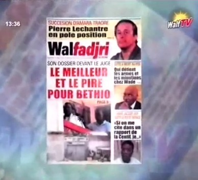 Revue de Presse du 11 Juin