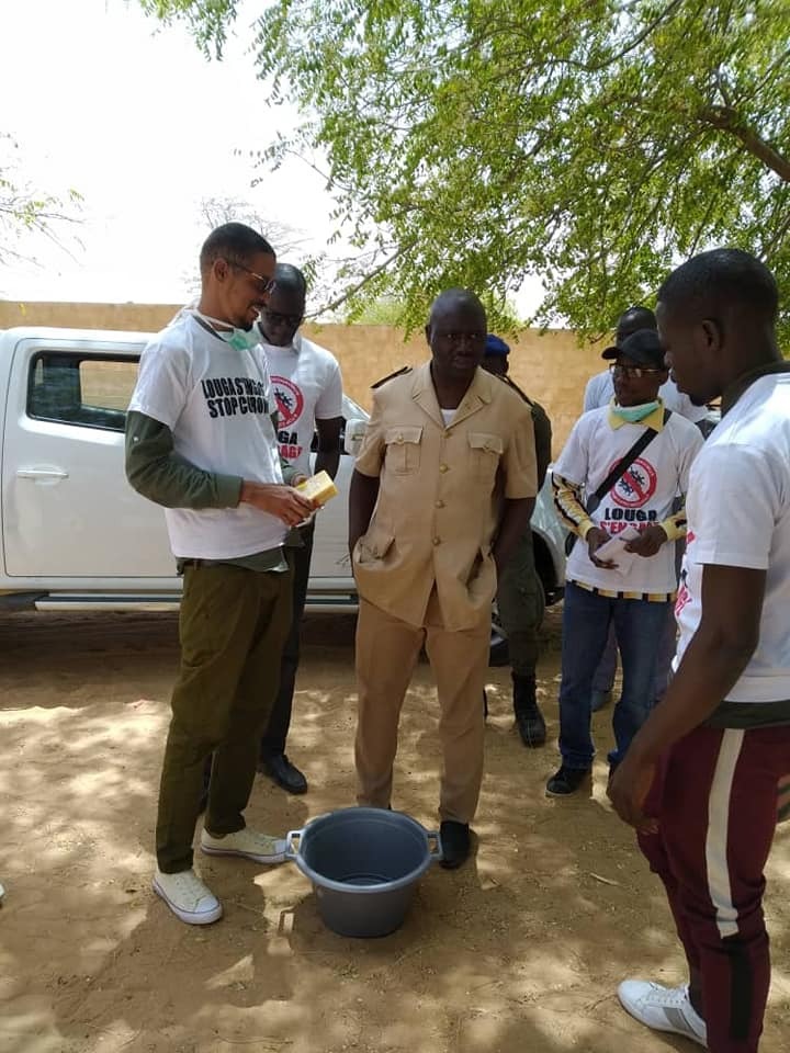 PHOTOS - Les jeunes de Louga lancent un campagne de sensibilisation de lutte contre la coronavirus