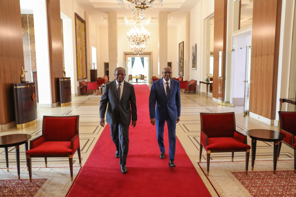Entretien de Monsieur Cheikh Adjibou Soumaré avec le Président Macky SALL (images)