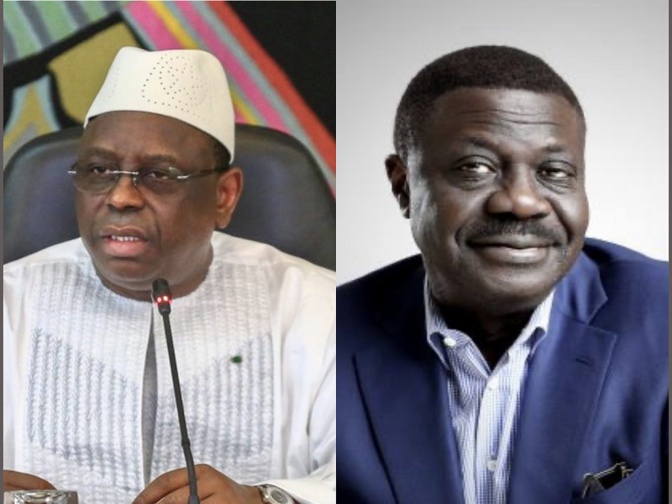 Décès de Pape Diouf: Le Président Macky Sall Décès de Pape Diouf: Le Président Macky Sall