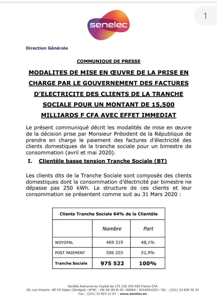  Factures d'électricité: Les modalités de la prise en charge, exposées