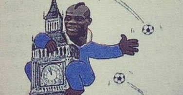 Euro 2012 : Balotelli caricaturé en King Kong