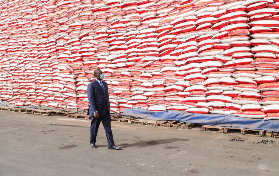 Réception du 1er lot de vivres dans le cadre de l'aide alimentaire d'urgence