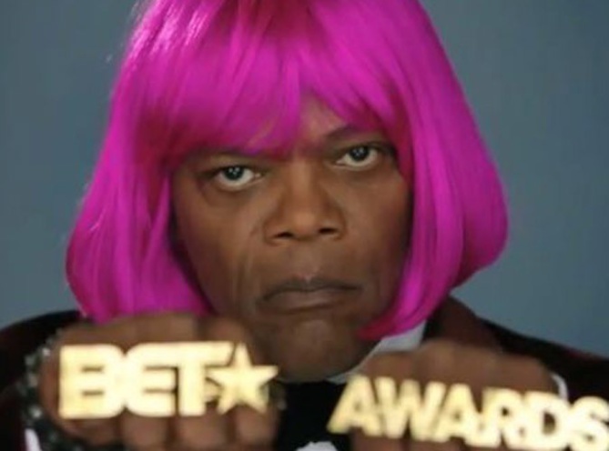 Vidéo : Samuel L Jackson se transforme en Nickie Minaj