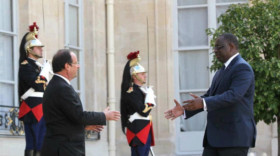 [Photos] Macky Sall reçu par François Hollande à l'Elysée