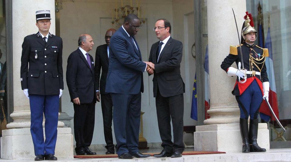 [Photos] Macky Sall reçu par François Hollande à l'Elysée