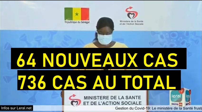 🔴URGENT ! 64 nouveaux cas de C0vid - Situation du Jour - Ce 20 Mars 2020 - LERAL NET