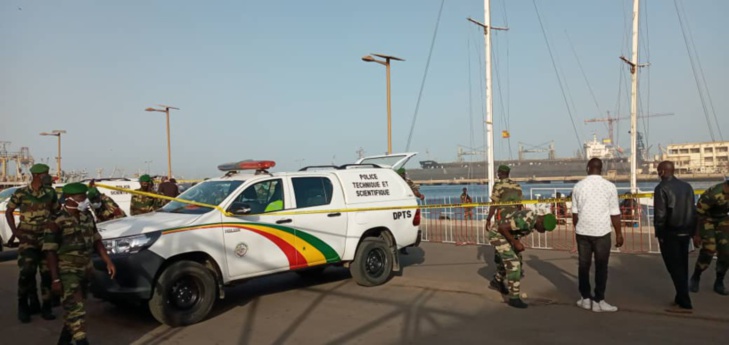 La Marine nationale a saisi une importante quantité de drogue: La police scientifique est sur place