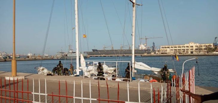 La Marine nationale a saisi une importante quantité de drogue: La police scientifique est sur place