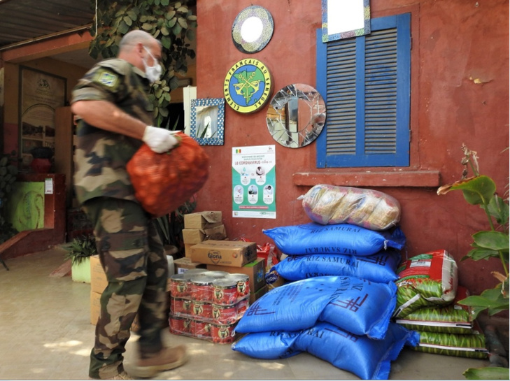 Distribution denrées de 1ère nécessité: Les Eléments français au Sénégal en action au profit de l’atelier Colombin et de la Pouponnière à Dakar