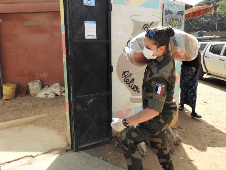 Distribution denrées de 1ère nécessité: Les Eléments français au Sénégal en action au profit de l’atelier Colombin et de la Pouponnière à Dakar