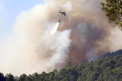 En Espagne, l'incendie est toujours hors de contrôle