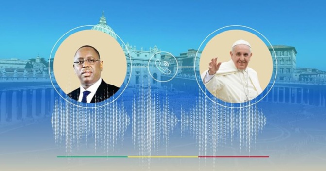 Covid-19, annulation de la dette des pays africains : Le président Macky Sall s’entretient avec le Pape François et l’invite à effectuer une visite au Sénégal. Covid-19, annulation de la dette des pays africains : Le président Macky Sall s’entretient avec le Pape François et l’invite à effectuer une visite au Sénégal.