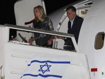 Mitt Romney en Israël pour afficher ses convergences de vue