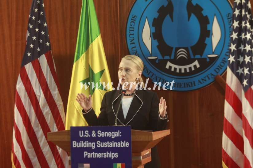 [Photos] Hillary Clinton à l'Ucad