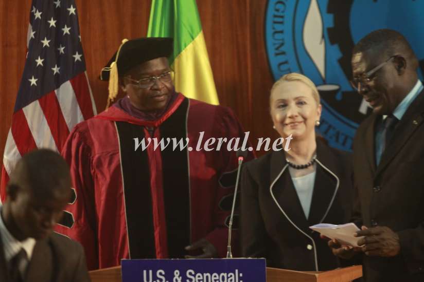 [Photos] Hillary Clinton à l'Ucad