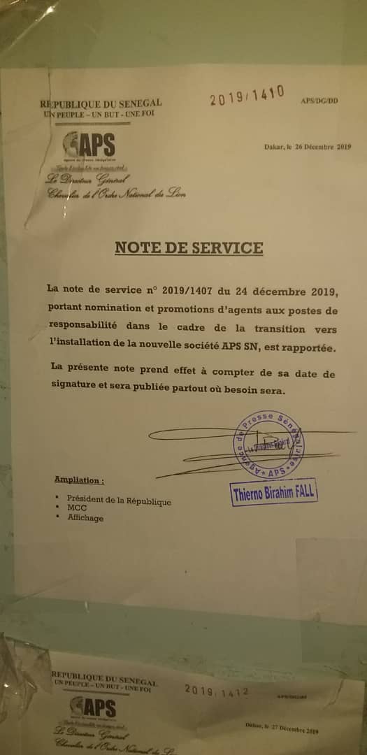 Agents licenciés de l’Aps: Après une médiation du ministère, le DG joue au dilatoire et sacrifie des soutiens de famille Agents licenciés de l’Aps: Après une médiation du ministère, le DG joue au dilatoire et sacrifie des soutiens de famille