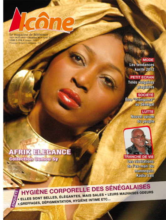 En exclusivité Voici la couverture du journal  ICONE MAGAZINE
