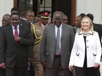 Kenya : à Nairobi, Hillary Clinton propose l'expertise américaine pour l'élection présidentielle