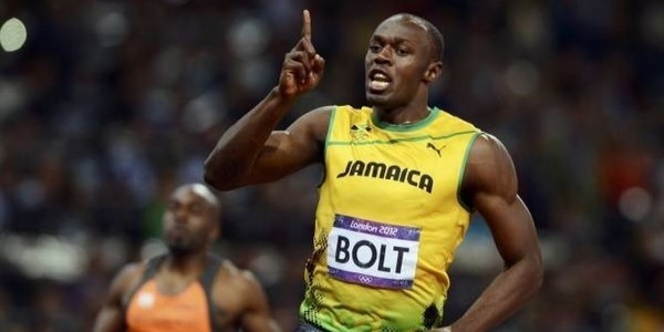 Le Jamaïcain Usain Bolt champion olympique du 100 m en 9''63