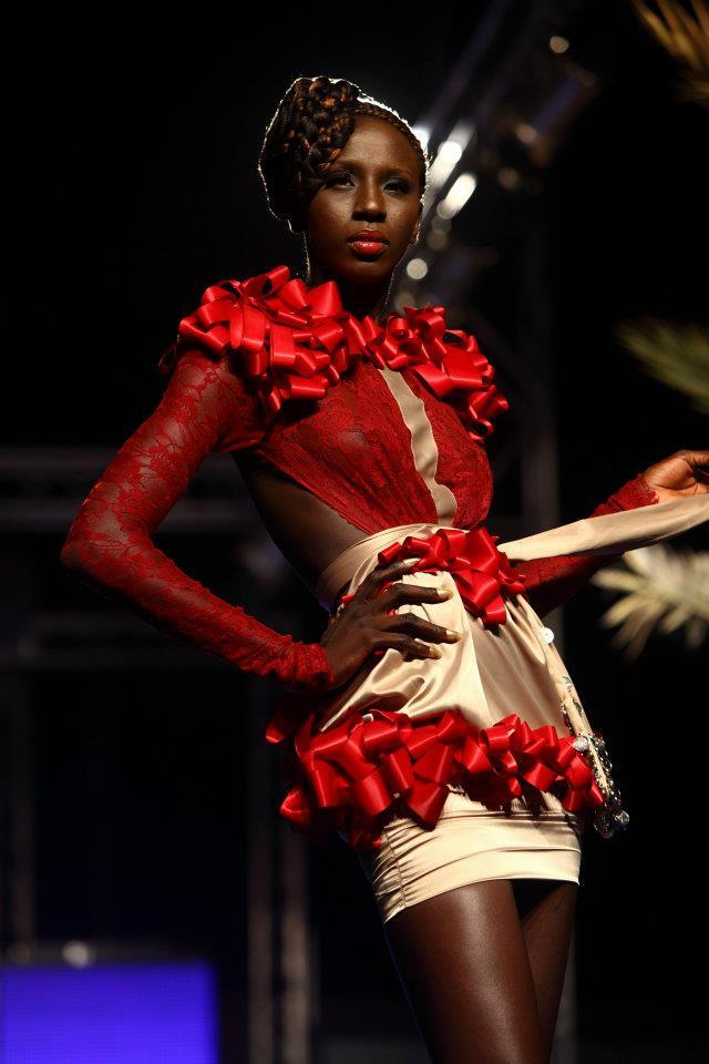 Fatou Joe Ndiaye lors du Dakar Fashion week