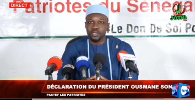 « En allant au Palais, on ne s’attendait à rien de sérieux » dixit Ousmane Sonko
