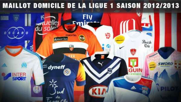 Ligue 1 : zoom sur les nouveaux maillots domicile 2012-2013