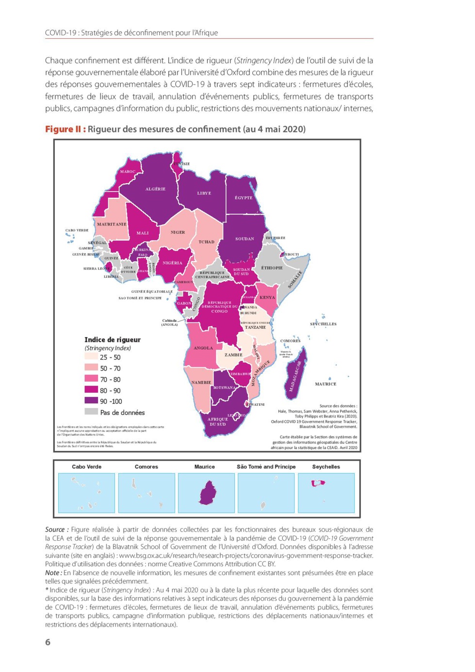 La Commission économique des Nations Unies pour l'Afrique (ECA à Addis-Abeba) sur les stratégies de déconfinement de l'Afrique.