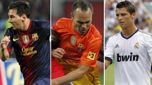 Les trois finalistes pour le titre de meilleur joueur UEFA sont...
